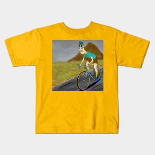 Road Cycling Nerd Kids T-Shirt